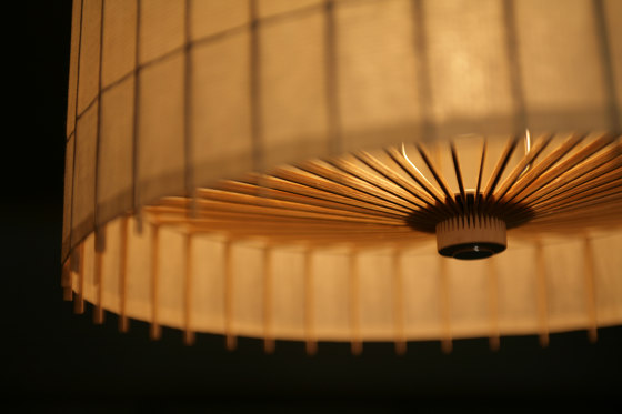 Wagasa lamp | Suspensions | Hiyoshiya