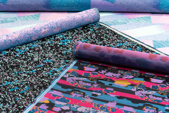Morisan Dots jacquard fabric | Tissus de décoration | Hiyoshiya