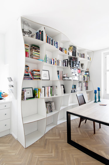 Bookshelf DUNE S white | Shelving | Jaanus Orgusaar