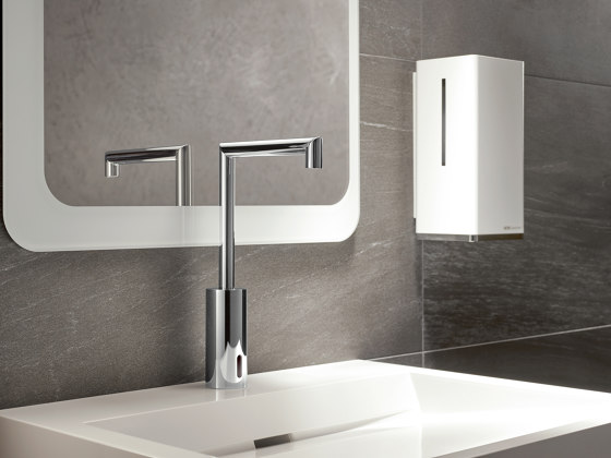 SENSORIC Electronic washbasin fitting | Rubinetteria lavabi | HEWI