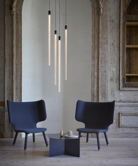 Vapour vertical, white | Lámparas de suspensión | Hollands Licht
