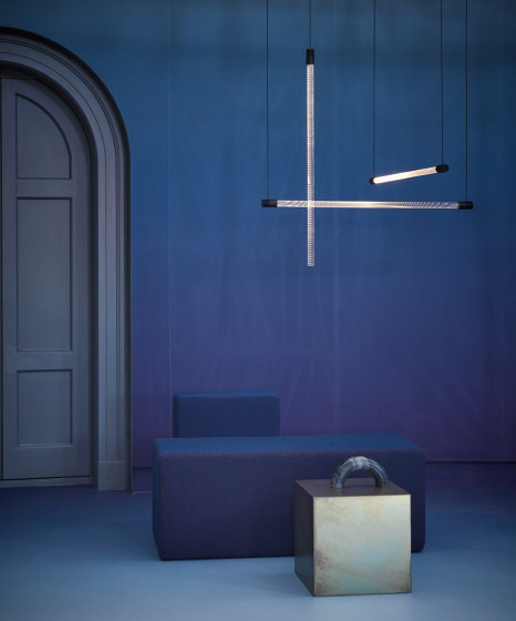 Vapour horizontal, white | Suspended lights | Hollands Licht