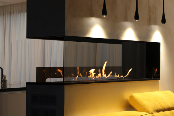 Forma 1200 Right Corner | Fireplace inserts | Planika