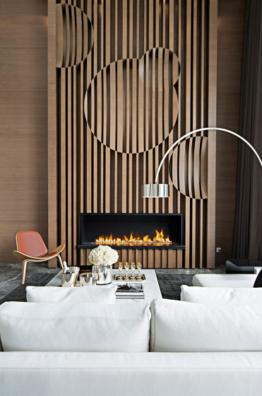 Forma 1800 Room Divider | Fireplace inserts | Planika