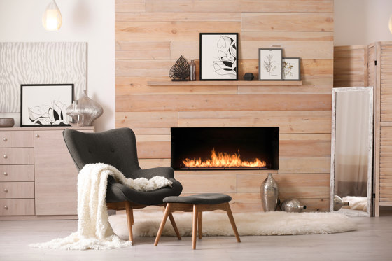 Forma 1200 Right Corner | Fireplace inserts | Planika