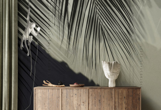 concrete | palm shadow | Wall art / Murals | N.O.W. Edizioni