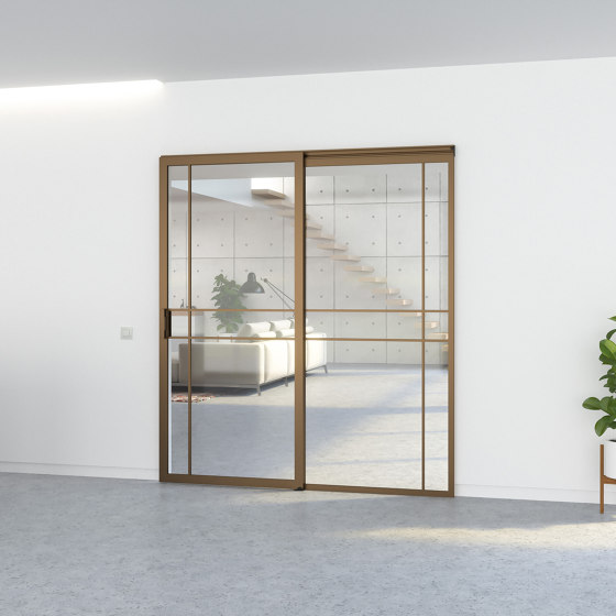 Slideways 5730 | Single door + fixed partition | Internal doors | PortaPivot