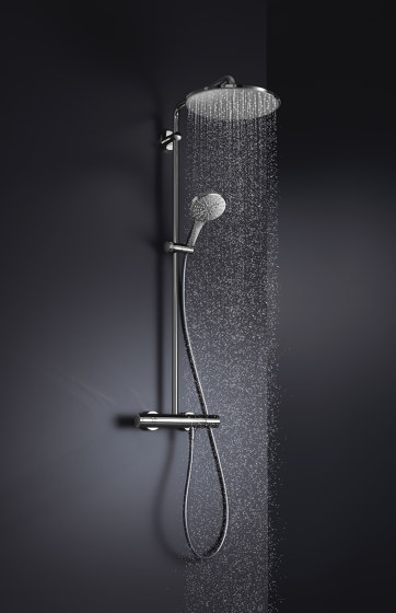 Rainshower SmartActive 310 Shower system with thermostat for wall mounting | Robinetterie de douche | GROHE