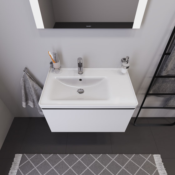 D-neo washbasin, furniture washing table asymmetrical | Lavabos | DURAVIT