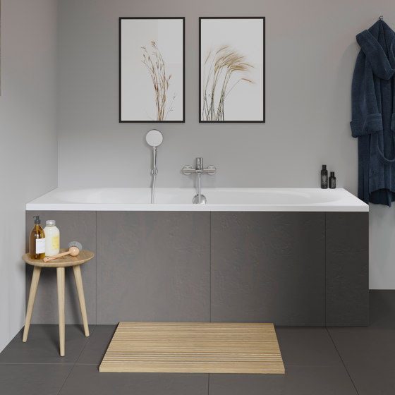 D-neo bathtub rectangle with a inclined position | Bathtubs | DURAVIT