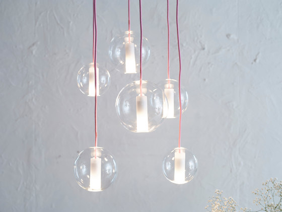 Moon Clear Chandelier | Suspended lights | NUD Collection