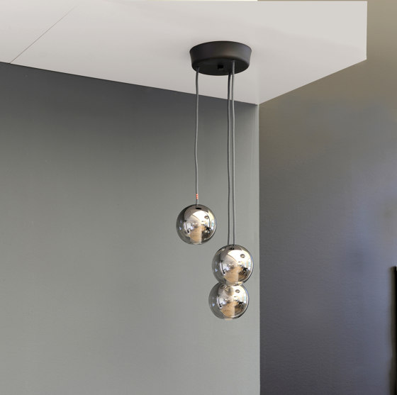 Ceiling Cup Metal Black 1 hole | Lighting accessories | NUD Collection