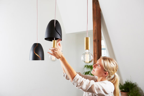 Trace Shade Black | Suspended lights | NUD Collection