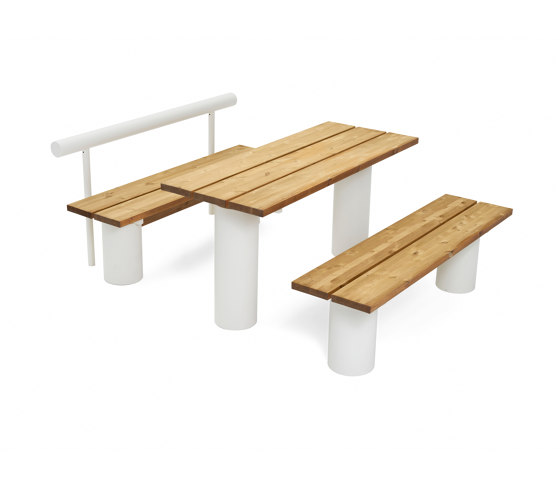 Plinth long bench | Benches | Vestre