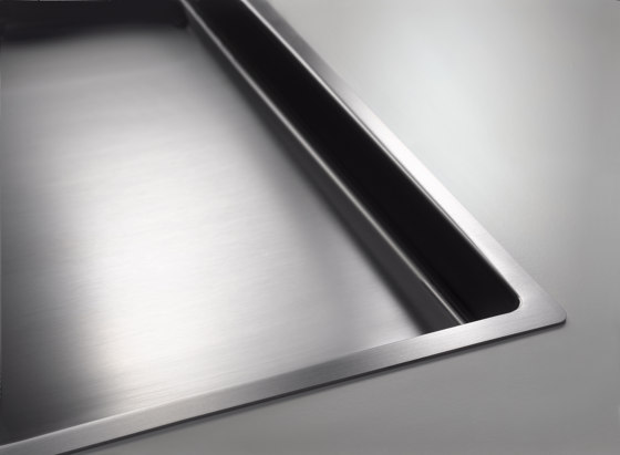 Kitchen sinks in brushed stainless-steel - Double sink by Dornbracht