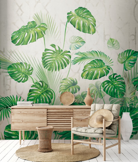 AP Contract | Digital Printed Wallpaper | Palm Leaves DD120547 | Carta parati / tappezzeria | Architects Paper