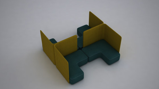pads sofa configuration 9 | Sitzinseln | Brunner