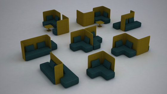 pads sofa configuration 9 | Sitzinseln | Brunner