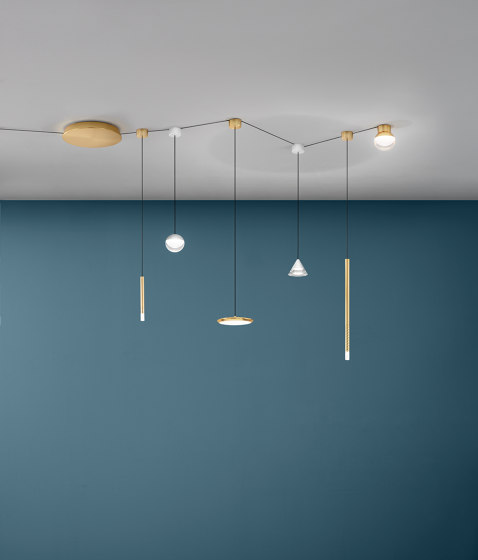 Sinfonia System | Puccini | Suspended lights | Linea Light Group