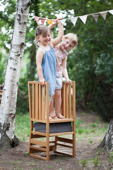 Highchair | oak, cotton | Kids highchairs | Zaunkönig