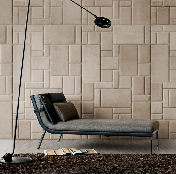 PATTERN 6 Velluto Ginepro | Leather tiles | Studioart