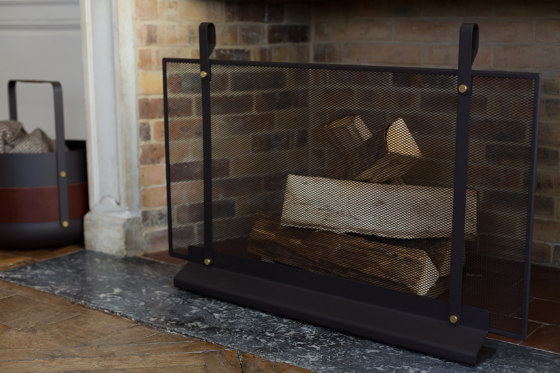 Emma Fireplace screen  | Noir 95 | Fireplace accessories | Eldvarm
