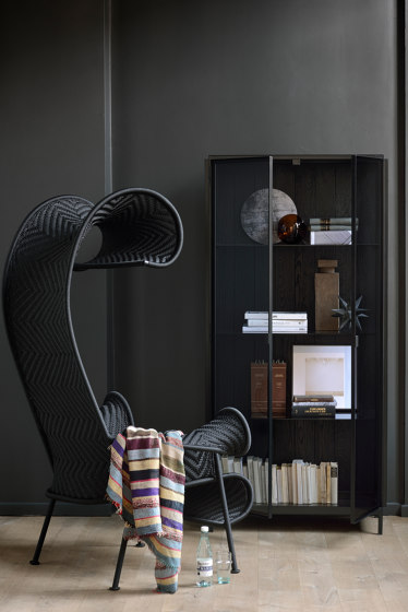 Anders | Black storage cupboard - 2 doors | Cabinets | Ethnicraft