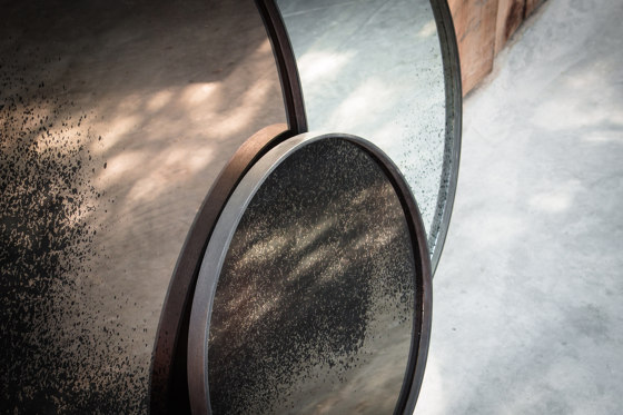 Classic tray collection | Bronze mirror tray - round - XL | Vassoi | Ethnicraft