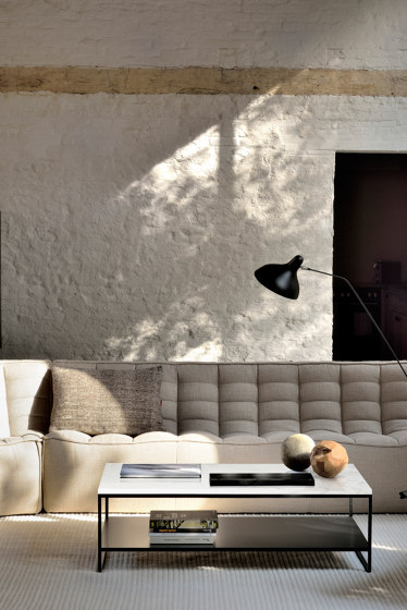 N701 | Sofa - round corner - dark grey | Modular seating elements | Ethnicraft