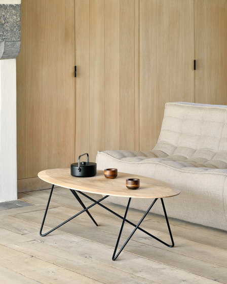 N701 | Sofa - footstool - dark grey | Pufs | Ethnicraft