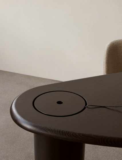 The Eclipse Desk | Dark Oiled Oak | Bureaux | Audo Copenhagen