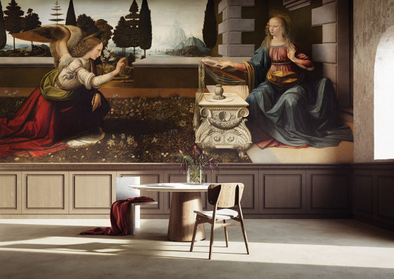 Leonardo Da Vinci: Annunciation | Peintures murales / art | TECNOGRAFICA