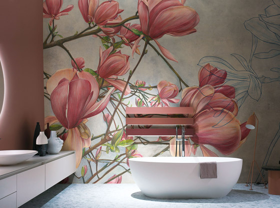 Magnolia in bloom | Wandbilder / Kunst | TECNOGRAFICA