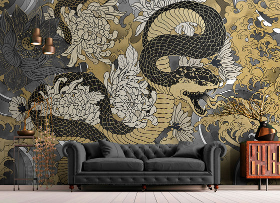 Yokai Gold A | Wall art / Murals | TECNOGRAFICA