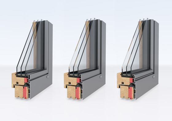 Aluminum clad wood windows | DesignLine Privacy | Window types | Unilux