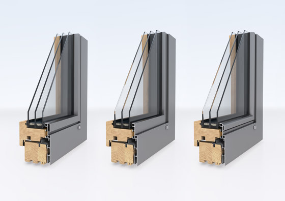 Aluminum clad wood windows | DesignLine Privacy | Window types | Unilux