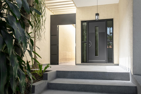Wooden entry doors | HighLine Model 2106 by Unilux