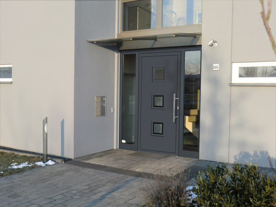 uPVC entry doors | IsoStar Model 7112G | Entrance doors | Unilux