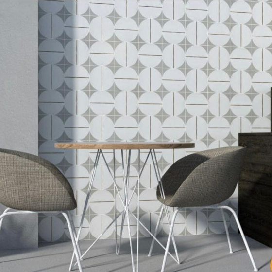 Brass Inlay Cement Tile | Lines | Piastrelle cemento | Eso Surfaces
