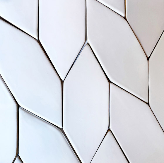 Glazed Tile | White Picket by Eso Surfaces