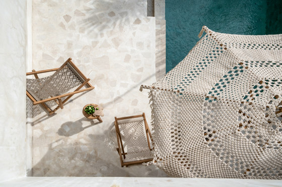 Fes Relax Chair Con Tecnica Macrame | Lettini giardino | cbdesign