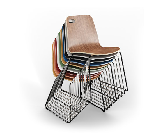 Patrol stacking chair | Sillas | PlyDesign