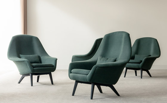 Olaf | Armchair Steel Base | Sillones | Hamilton Conte