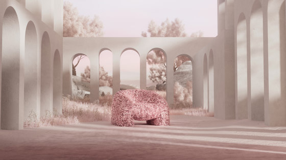 Hortensia Armchair - Pink | Sessel | moooi