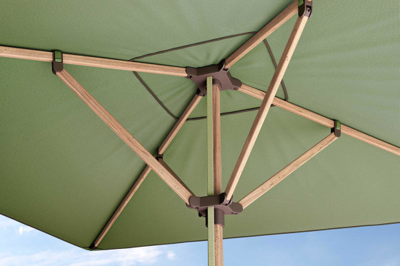 Meteo Steel planter base parasol | Parasols | KETTAL