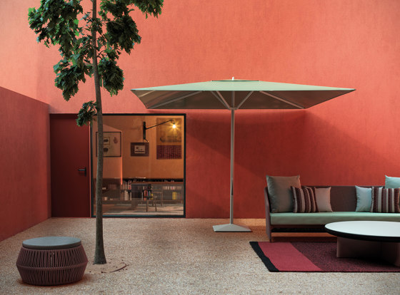 Meteo Steel centre table base parasol | Parasols | KETTAL