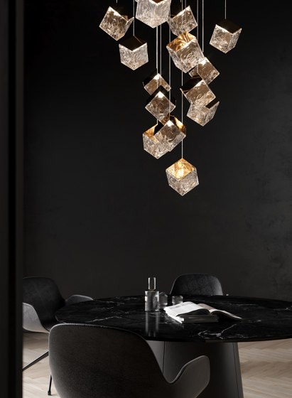 PYRITE chandelier 12 pcs | Lampade sospensione | Bomma
