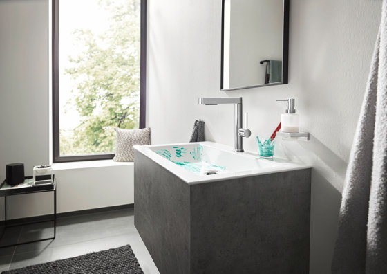 hansgrohe Finoris Mitigeur de bidet, bonde Push-Open | Robinetterie de bidet | Hansgrohe