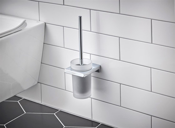 hansgrohe AddStoris Toallero con repisa | Estanterías toallas | Hansgrohe