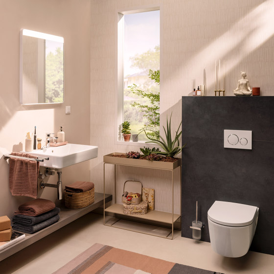 hansgrohe AddStoris Toallero con repisa | Estanterías toallas | Hansgrohe